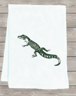 Alligator Tea Towel