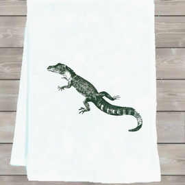 Alligator Tea Towel