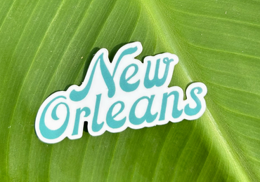 Retro New Orleans Vinyl Sticker