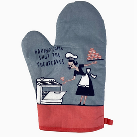 Baking Some Shut the Fucupcakes Oven Mitt