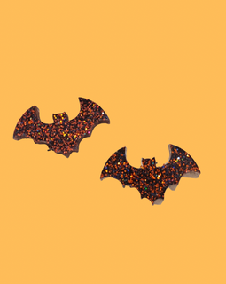 Bat Glitter Stud Earrings