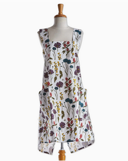 Bee Flowers Pinafore Apron
