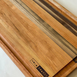 Handcrafted cherry wood Big Easy cutting board