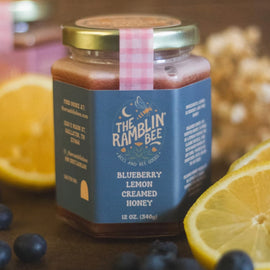 Blueberry Lemon Creamed Honey
