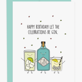 Celebrations Be Gin Birthday Card