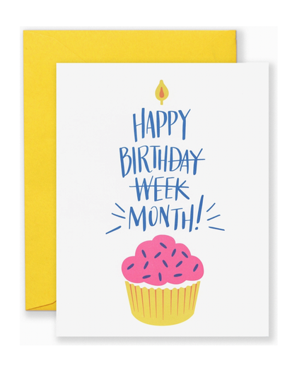 Happy Birthday Month Card