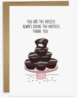 Hostess with the Mostess Card