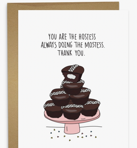 Hostess with the Mostess Card