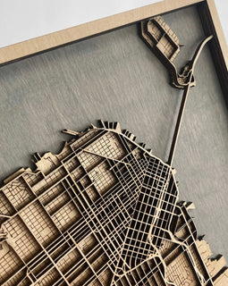 New Orleans City Wall Map