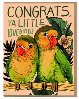 Congrats Ya Little Love Birds Card