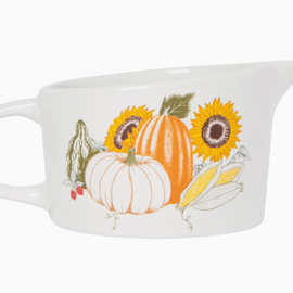 Cornucopia Thanksgiving Gravy Boat