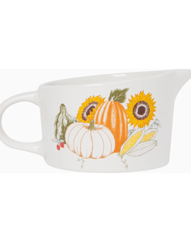 Cornucopia Thanksgiving Gravy Boat