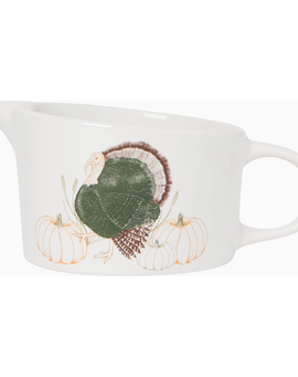 Cornucopia Thanksgiving Gravy Boat