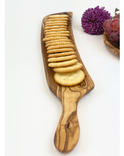 Olive Wood Cracker Tray