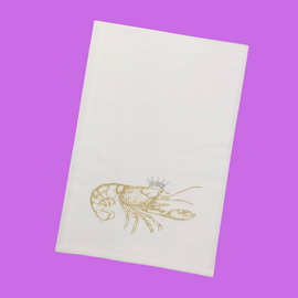 Crawfish With Crown Tea Towel