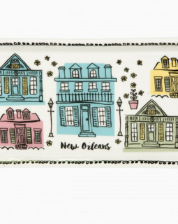 Creole Cottages Tray