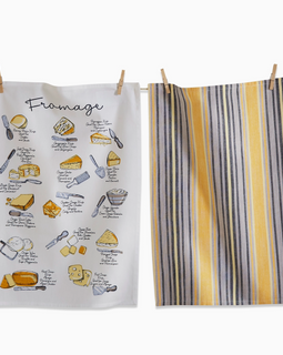 Fromage Dishtowel Set of 2