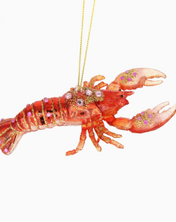 Glass Crawfish Ornament