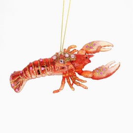 Glass Crawfish Ornament