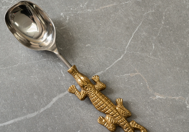 Gold Alligator Ice Cream Scoop