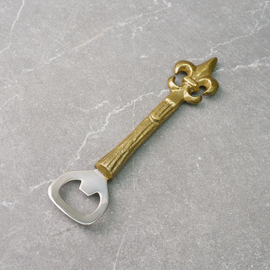 Golden Fleur De Lis Bottle Opener