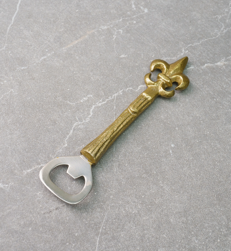 Golden Fleur De Lis Bottle Opener