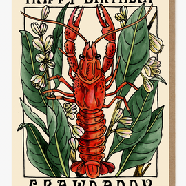 Happy Birthday Crawdaddy Card