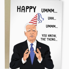 Joe Biden Birthday Day Card