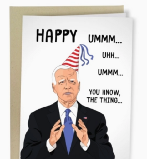 Joe Biden Birthday Day Card