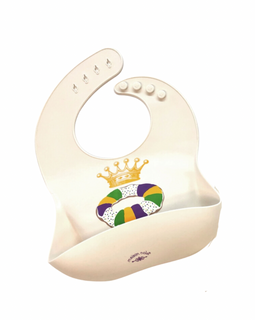 King Cake Silicone Bib