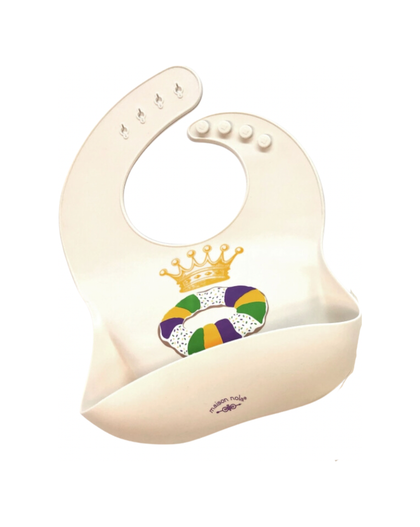 King Cake Silicone Bib
