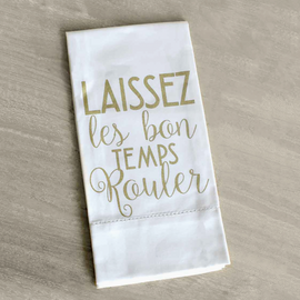 Laissez Les Bon Temps Rouler Kitchen Towel