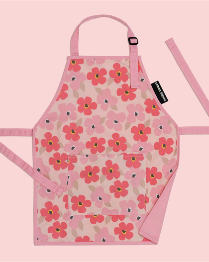 Little Helper Kids Apron Poppies