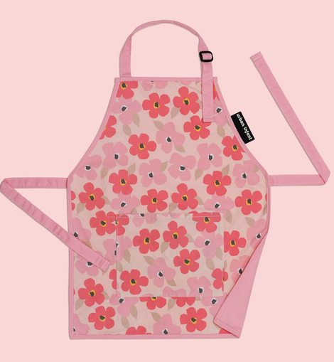 Little Helper Kids Apron Poppies