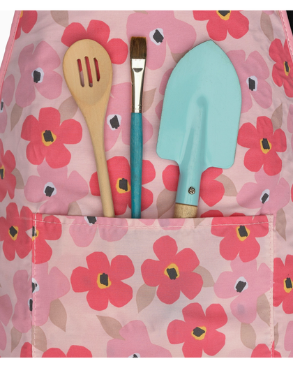 Little Helper Kids Apron Poppies