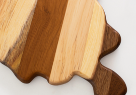 Louisiana Shaped Serving Board