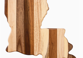 Louisiana Shaped Serving Board