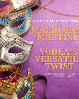 Mardi Gras Martini: Vodka’s Versatile Twist – Cocktail Class