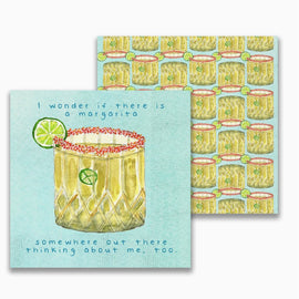 “Somewhere There’s a Margarita Thinking of Me” Cocktail Napkins