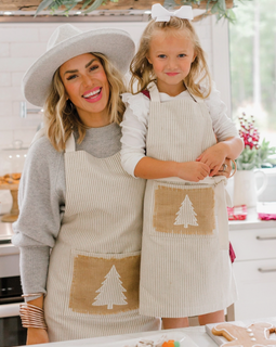 Children's Modern Farmhouse Christmas Apron