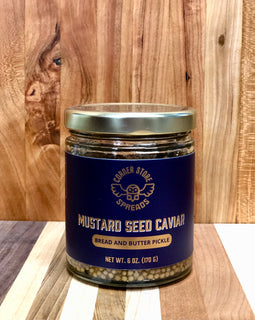 Bread and Butter Mustard Seed Caviar