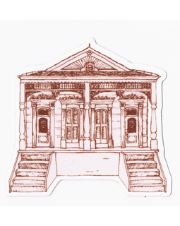 New Orleans Queen Anne Double Sticker