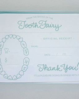 Official Receipts from the Tooth Fairy Box Set