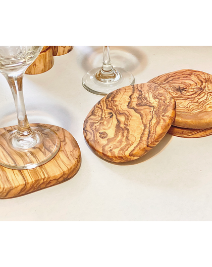 Olive Wood Coaster
