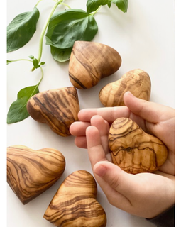 Olive Wood Heart