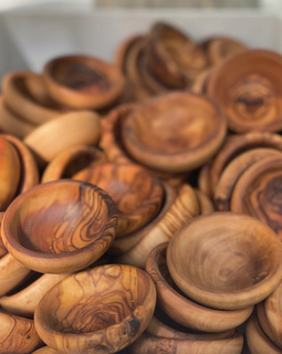 Olive Wood Pinch Bowl