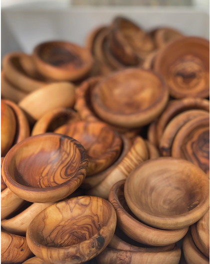 Olive Wood Pinch Bowl