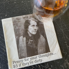 Penny For Your Thoughts...Cocktail Napkins