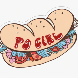 Po Girl Sticker