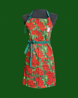 Poinsettia Apron